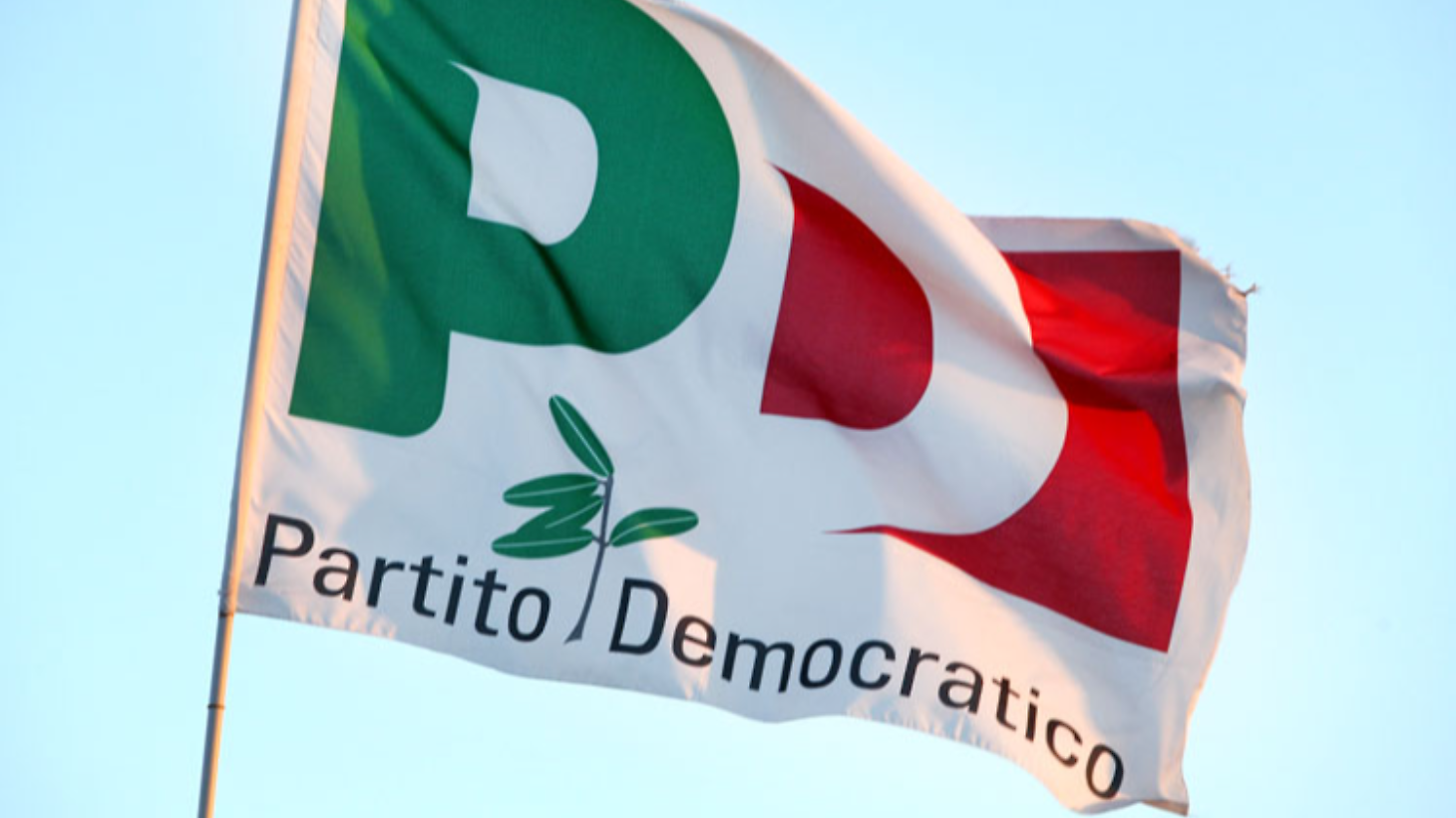 Una bandiera del Pd