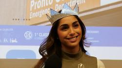 Miss Italia Ofelia Passaponti e l'avatar alle Scotte: "Felice di fare parte di un progetto così importante". Il video