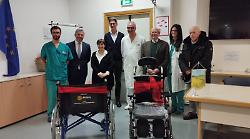 Ospedale di Nottola, il Rotary club dona due carrozzine all'Ortopedia