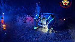 Uomo disperso ritrovato nella notte dai vigili del fuoco