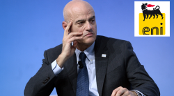 Focus su Claudio Descalzi, amministratore delegato di Eni e sua moglie Marie Madeleine&nbsp;Ingoba a Report stasera in tv su Rai 3: ecco il significato del cane a sei zampe