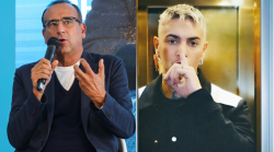 Emis Killa lascia il Festival di Sanremo. Caterina Balivo su Rai 1 annuncia la decisione della Rai: "La gara si svolger&agrave; con la presenza di 29 artisti"