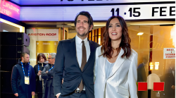 Caterina Balivo e il marito  Guido Maria Brera al Festival di Sanremo 2025: la conduttrice torna oggi in tv su Rai 1 a La Volta Buona