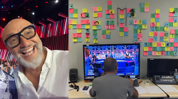 Affari Tuoi torna stasera in tv, mercoledì 26 febbraio su Rai 1: ecco la stanza del Dottore piena di disegni. Scopri la tecnica dello Zentagle per meditare