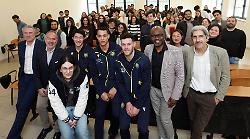 Volley, l'Emma Villas Siena in visita all'Università per stranieri