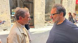 Peppone a Siena tra Lovaglio, selfie e aneddoti