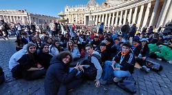 I 400 giovani senesi al funerale di Papa Francesco: "Bergoglio era la nostra guida"
