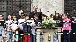 Siena celebra la "sua" Santa Caterina. Il cardinale Lojudice chiede "una preghiera per la Chiesa": "Io Papa? Sono troppo giovane, non corro rischi"
