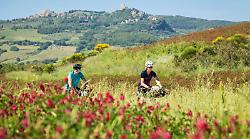 Oltre 400 km in bicicletta da percorrere senza fretta per conoscere la Valdorcia e il territorio toscano: è il Tuscany Trail
