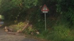 Strada degli Agostoli a Siena riaperta a senso unico alternato