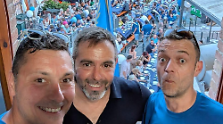 San Rocco, una piazza in festa per il ritorno in Terza Categoria