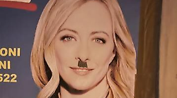 Vandalizzati i manifesti di Fratelli d'Italia col volto della Meloni: "Inqualificabile gesto"