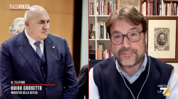 Piazzapulita, il rettore Montanari esagera a La7 contro il ministro Crosetto: "Propaganda di un complice del genocidio"
