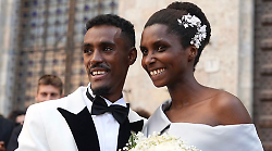 Fiori d'arancio per Yohanes Chiappinelli: il primatista italiano di maratona ha detto sì alla mezzofondista Micheline Niyomahoro