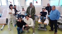 Siena, per la chiusura dell'anno contradaiolo la tradizionale donazione di sangue di priori, capitani e fantini