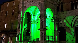 Piazza del Campo, domani la Cappella si illumina di verde