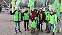 Gli agricoltori senesi in piazza a Bruxelles