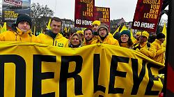 Gli agricoltori ancora in protesta: delegazione toscana a Strasburgo alla manifestazione davanti al Parlamento europeo