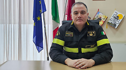 Raffaele Cimmino &egrave; il nuovo comandante dei vigili del fuoco di Siena