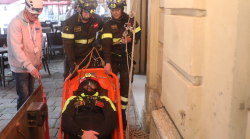 Vigili del Fuoco, maxi esercitazione in Piazza del Campo: simulate emergenze tra bottini e Torre del Mangia