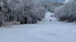 E' tornata la neve, sull'Amiata si scia