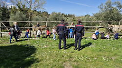 I bimbi delle scuole elementari a lezione con i carabinieri biodiversit&agrave; di Siena