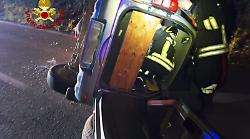 Auto si ribalta sulla Cassia, un 49enne portato alle Scotte