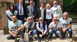 Vertenza Beko, l'assessore regionale Lenzi incontra gli operai: "Restiamo al vostro fianco"