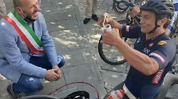 Il sindaco Edo Zacchei: &ldquo;Alex Zanardi ha dato un grande esempio&rdquo;