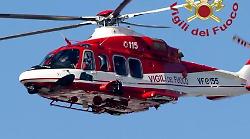 Elicottero scomparso, individuata la carcassa: ha preso fuoco