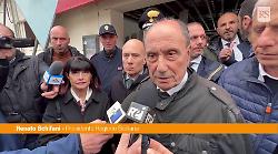 Maltempo, sopralluogo di Schifani nel Messinese "Non faremo mancare risorse"