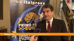 Fitto "Primo Piano Europa riduce distanza tra opinione pubblica e istituzioni"