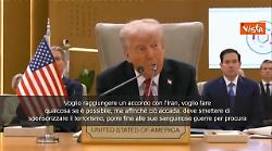 Trump a Ryad: Voglio raggiungere accordo con Iran, ma smetta di sponsorizzare terrorismo