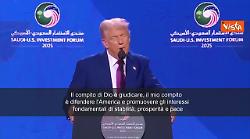 Trump: Troppi Presidenti Usa pretendevano di giudicare leader stranieri. Quello compito di Dio