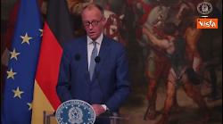 Merz: Meloni una dei protagonisti principali in Europa, grazie per suo viaggio negli Usa