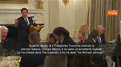 Marco Rubio su Meloni: "Parla inglese eccellente, l'ha imparato con canzoni Michael Jackson"