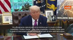 Trump annuncia "Golden Dome" per proteggere USA: Intercetter&agrave; missili lanciati da tutto il mondo