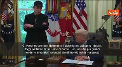 Trump: "Elon Musk ha portato a Washington un cambiamento colossale"