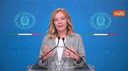 Meloni a Confcommercio: "Proseguiremo in riduzione tasse con attenzione a ceto medio"