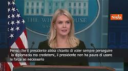 Portavoce Trump: In Iran Presidente vuole diplomazia, ma non ha paura di usare la forza