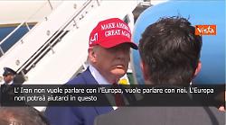Trump: L'Iran vuole parlare con noi, non con l'Europa