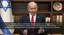 Attacco Usa all'Iran, Netanyahu ringrazia Trump: "Guida con coraggio il mondo libero"