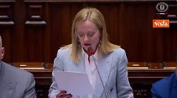 Meloni: Cessate il fuoco a Gaza obiettivo prioritario per l'Italia