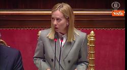 Meloni: Italia lavora a soluzione "Due popoli, due Stati" per Gaza