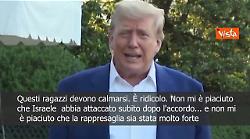 Guerra Iran-Israele, Trump: Non mi è piaciuto che Israele abbia attaccato dopo accordo tregua