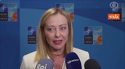 Vertice Nato, Meloni ai cronisti: Non vi capisco se mi fate dieci domande insieme