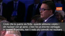 Trump: Io sicuro del cessate il fuoco tra Iran e Israele? Sono stanchi di combattere