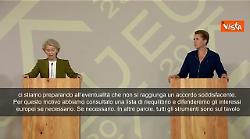 Dazi Usa, Von der Leyen: Vogliamo un accordo ma siamo pronti a qualsiasi eventualit&agrave;