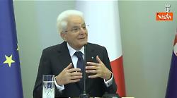 Mattarella: "L'Ue sia un modello di pace per il resto del mondo"
