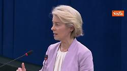 Dazi Usa, von der Leyen: Lavoriamo a soluzione negoziata